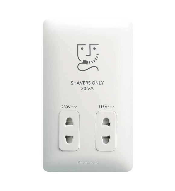 Ổ cắm chuyên dùng cho máy cạo râu Panasonic Wide-Hotel