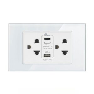 Ổ cắm điện có cổng usb âm tường hỗ trợ sạc nhanh